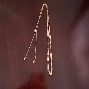 Elegant Rose Gold-Tone Necklace